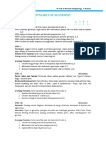 Dynamics of Machinery: Course Code: 20ME1117 L T P C