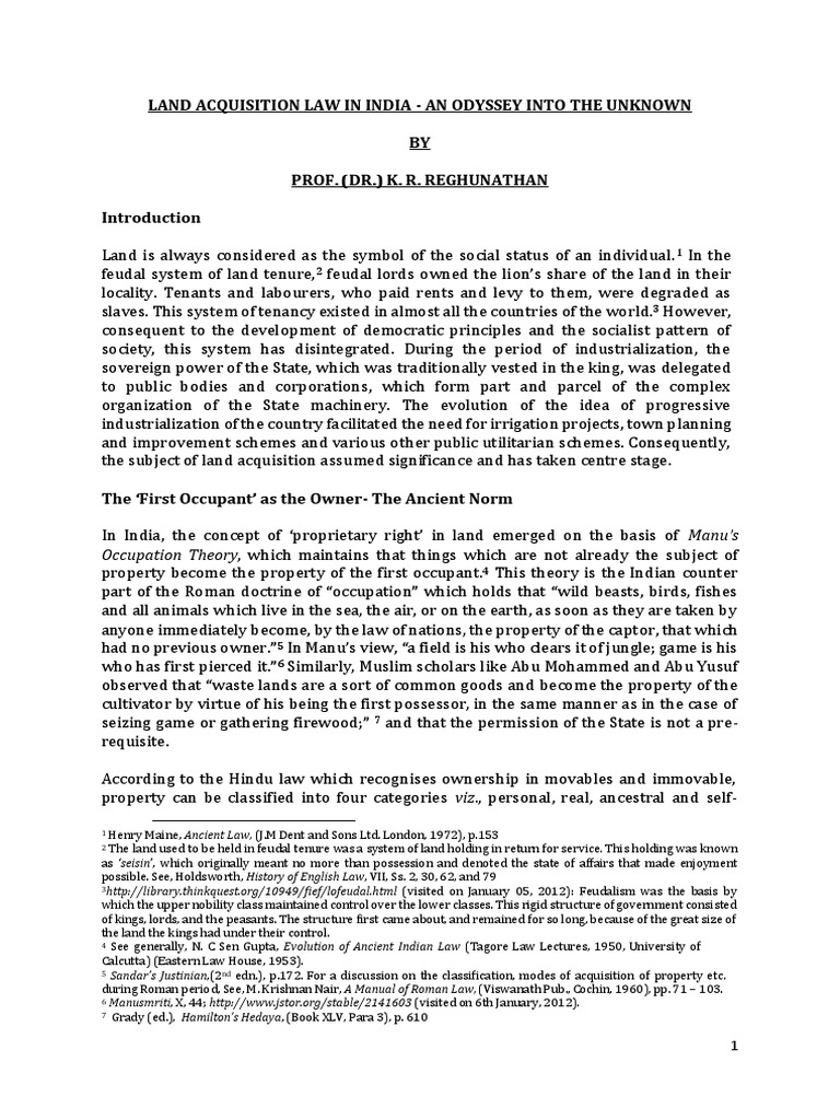 Land Laws | PDF | Eminent Domain | Justice