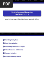 BookSlides 5B Similarity-based-Learning