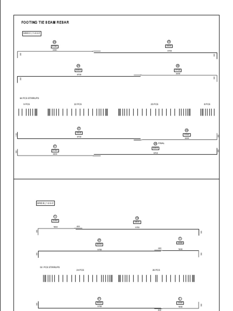 Footing Tie Beam Rebar Details | PDF | Structural Engineering ...