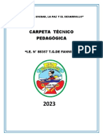 CARPETA PEDAGOGICA 1°ro SECUNDARIA