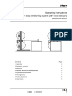 Operating Instructions Ergotron Warp Tensioning System With Force Sensors