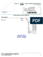 Compte Rendu D'analyses Médicales Hormonologie: Edité Le: 06/06/2023