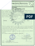 A.gmp & GLP Certificate Renew