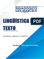 Cuento, Fábula y Leyenda - Lingúistica Del Texto