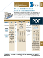 799-015 Low Profile EMI Backshell: FOR 790-024 AND 790-025 CABLE CONNECTORS