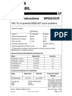 SP025 03 R SIREMOBIL Fix of Potential MSBLAST Worm Problems