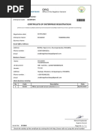 COR 14.3 Registration Certificate | PDF
