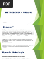 Aula de Metrologia - Conceitos Básicos.