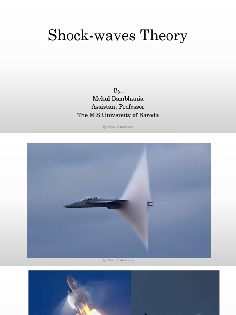 Shock Wave Theory MPB PDF Mach Number Shock Wave