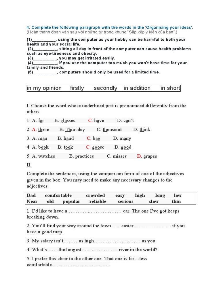 Mini Test 1 Pdf Linguistics