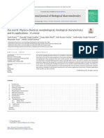 11.oat Starch Physico Chemical, Morphological, Rheological Characteristics and Its Applications A Review