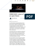 #MWC2023 - Vision of An Open Future - LinkedIn