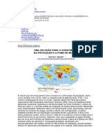 Biotecnologia - Uma Solução para o Crescimento Da População e A Fome No Mundo