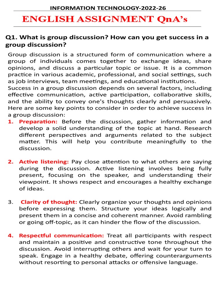 communicative english assignment pdf