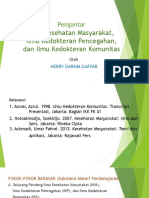 KULIAH PENGANTAR IKM, IKK, Dan IKP - Kuliah Pertama