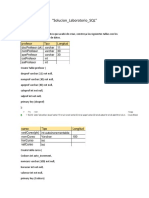 Laboratorio SQL