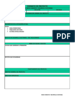 Formato Proyecto - Medio Ambiente y Desarrollo Sostenible