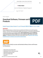 Software, Firmware and Drivers For WD Products Importante1