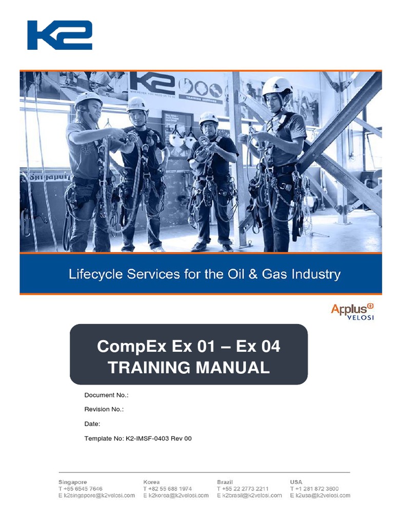 CompEx Ex 01-04 Training Manual | PDF | Combustion | Gases