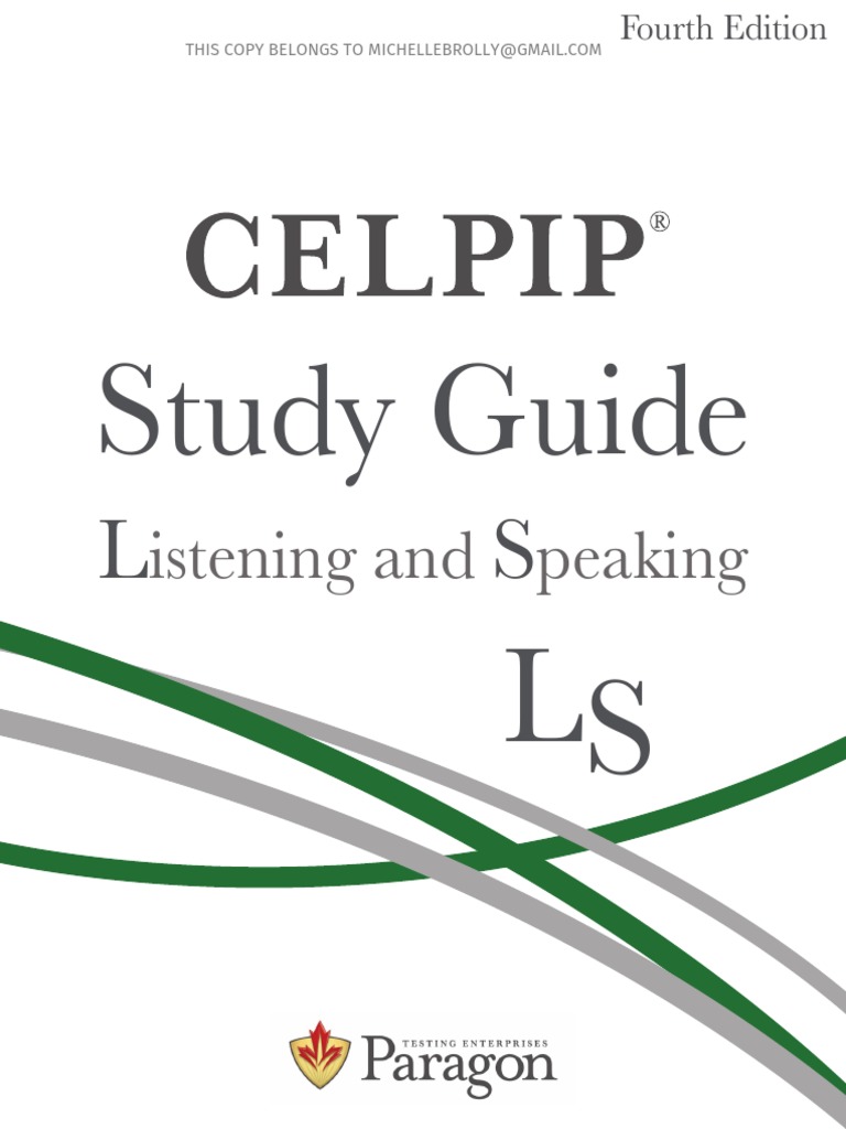 Study Guide-Celpip-Listening and Speaking | PDF | Cognitive Science
