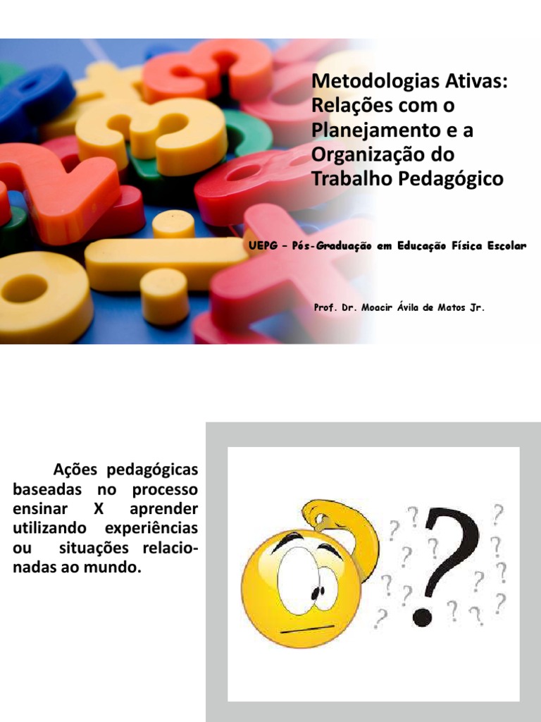 Otp e metodologias ativas pdf aprendizado pedagogia