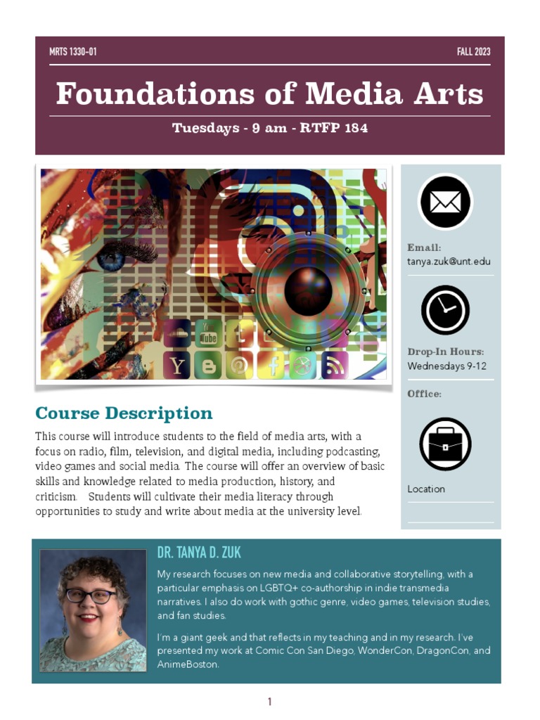 Media Arts Foundations Course Overview | PDF | Libraries | Essays
