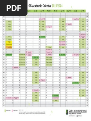 GIS Calendar 2023 2024 FA
