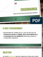 Ergonomia Apresentação