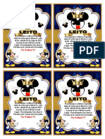 Invitaciones Mickey Mouse