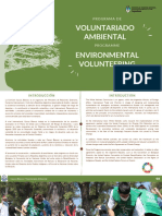 Programa Voluntariado Ambiental Espanol - Ingles