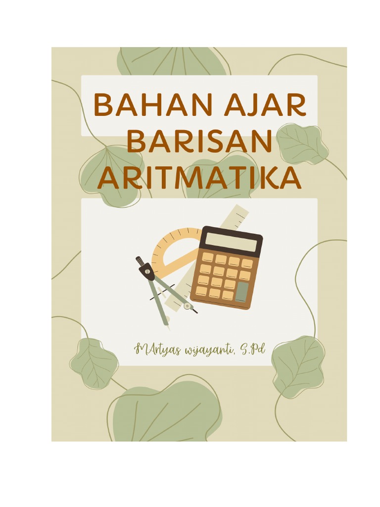 Modul Belajar Barisan Aritmatika | PDF