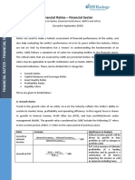 Financial Ratios - Financial Sector - September2020