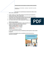 Cuestionario Sobre Intervenciones en Situaciones de Violencia Entre Estudiantes