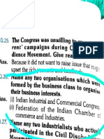 The Dlence Movement. Give Reason. Nme Any Two Organisations Which Formed by The Business Class To Organise Their Business Interests