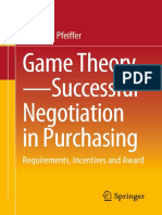 Christoph Pfeiffer - Game Theory - Successful Negotiation in Purchasing - Requirements, Incentives and Award-Springer (2023)