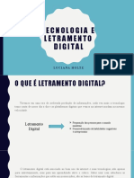 Tecnologia e Letramento Digital
