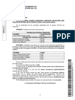 Publicación - Edicto - (Promoción Interna 2 Oficiales Policía Local) Edicto Publicidad Calificaciones 4º Ejercicio y Convocatoria Examen Medico.