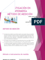 Investigación en Enfermería Metodo de Medición