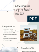 Diferença plantação de soja