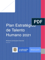 Plan de Manuejo de Recurso Humano