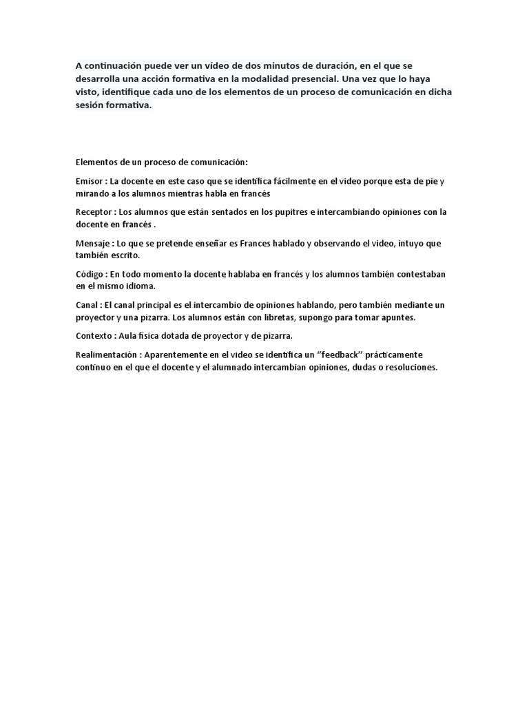 Actividad 4 | PDF | Artes del Lenguaje y Comunicación | Estudios de ...