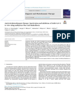 Svyatchenko - Antiviral Photodynamic Therapy Inactivation and Inhibition of SARS-CoV-2 in Vitro Using Methylene Blue and Radachlorin