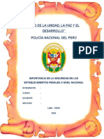 Monografia de Importancia de La Seguridad en Los Establecimientos Penales A Nivel Nacional..