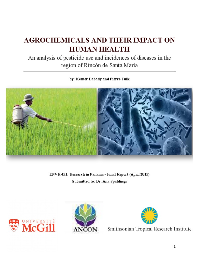 Agrochemicals and Their Impact On Human Health PDF Pesticide Agriculture