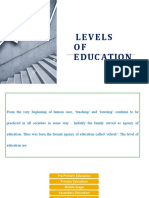 Levels of Education