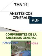 T14. Anestésicos Generales