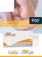 Brochure CERTUM Prueba Rápida de VIH de Cuarta Generación