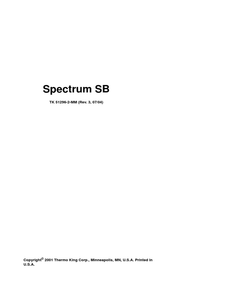 sb spectrum