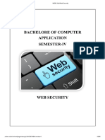 Web Security - Handbook